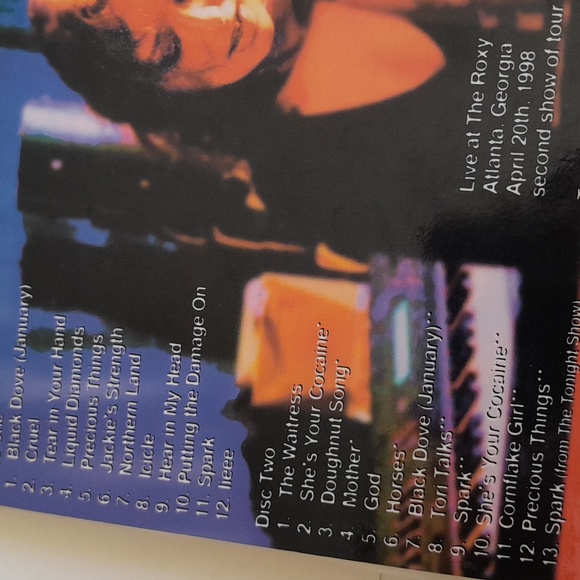 Tori Amos rare 2 CD cruel spark cornflake girl waitress ieee Concert Live - Picture 2 of 6